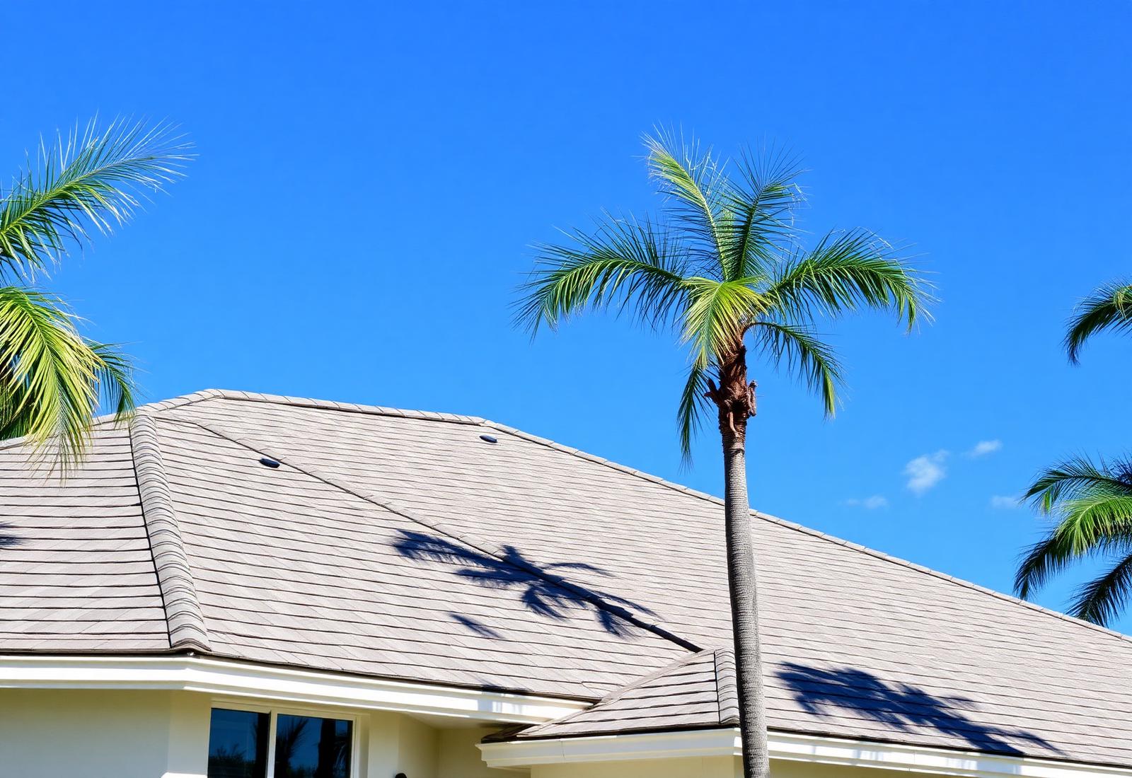 New roofing South Florida — freshly installed shingle roof on a Miami home